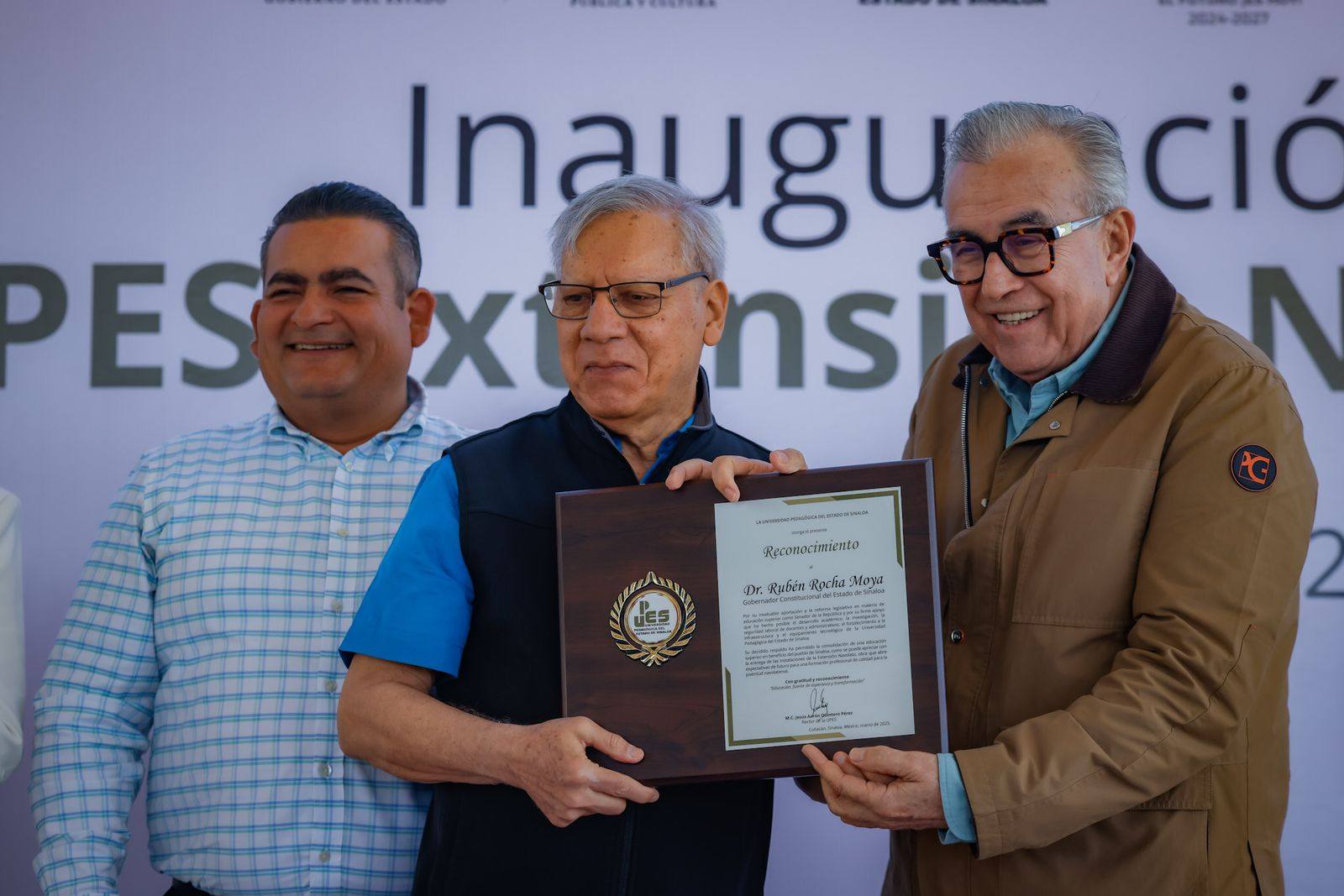 Inauguración del edificio de la Extensión Navolato